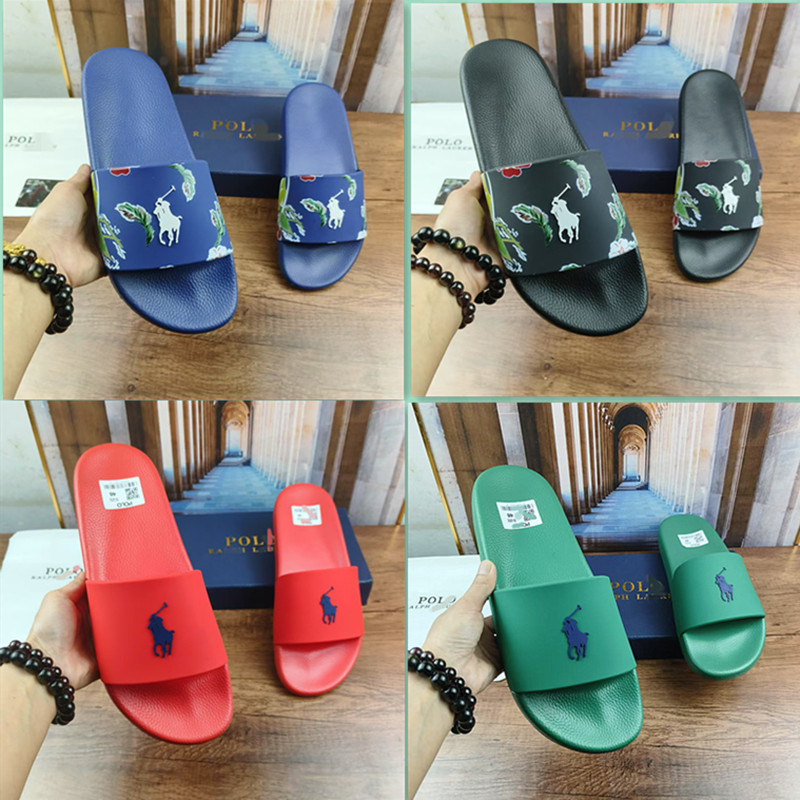 Polo Ralph Lauren Slides Correct Logo