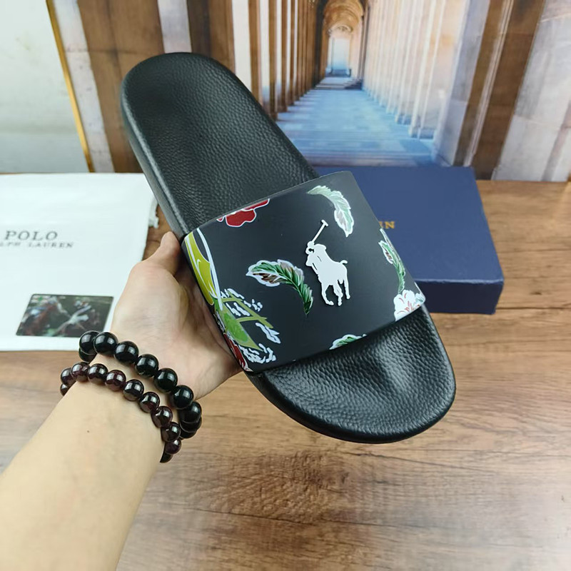 Polo Ralph Lauren Slides Correct Logo