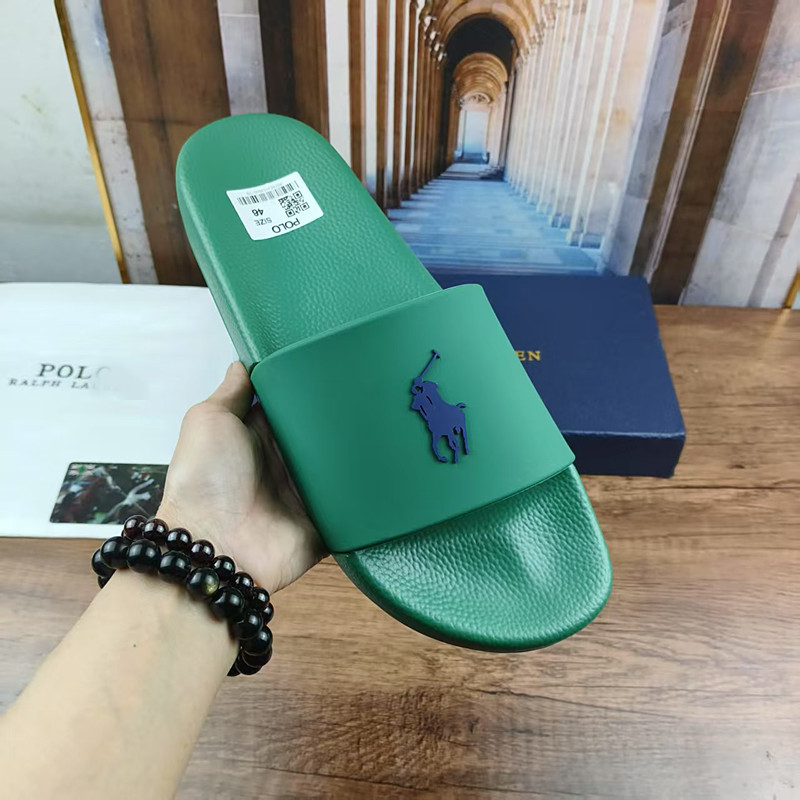 Polo Ralph Lauren Slides Correct Logo