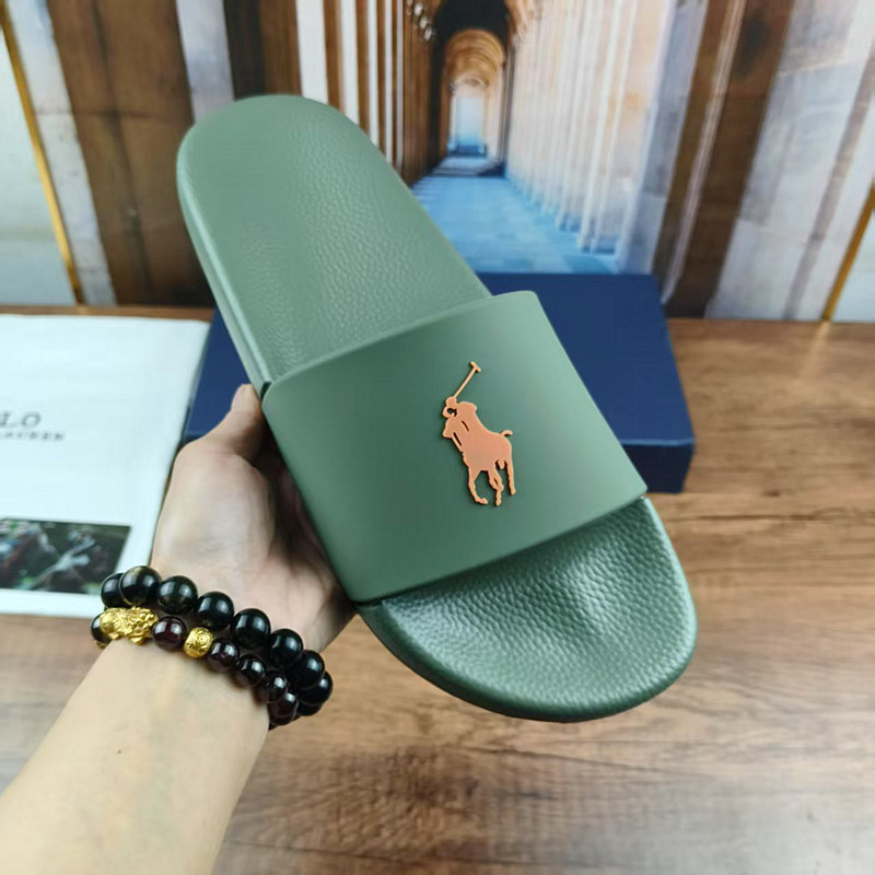 Polo Ralph Lauren Slides Correct Logo
