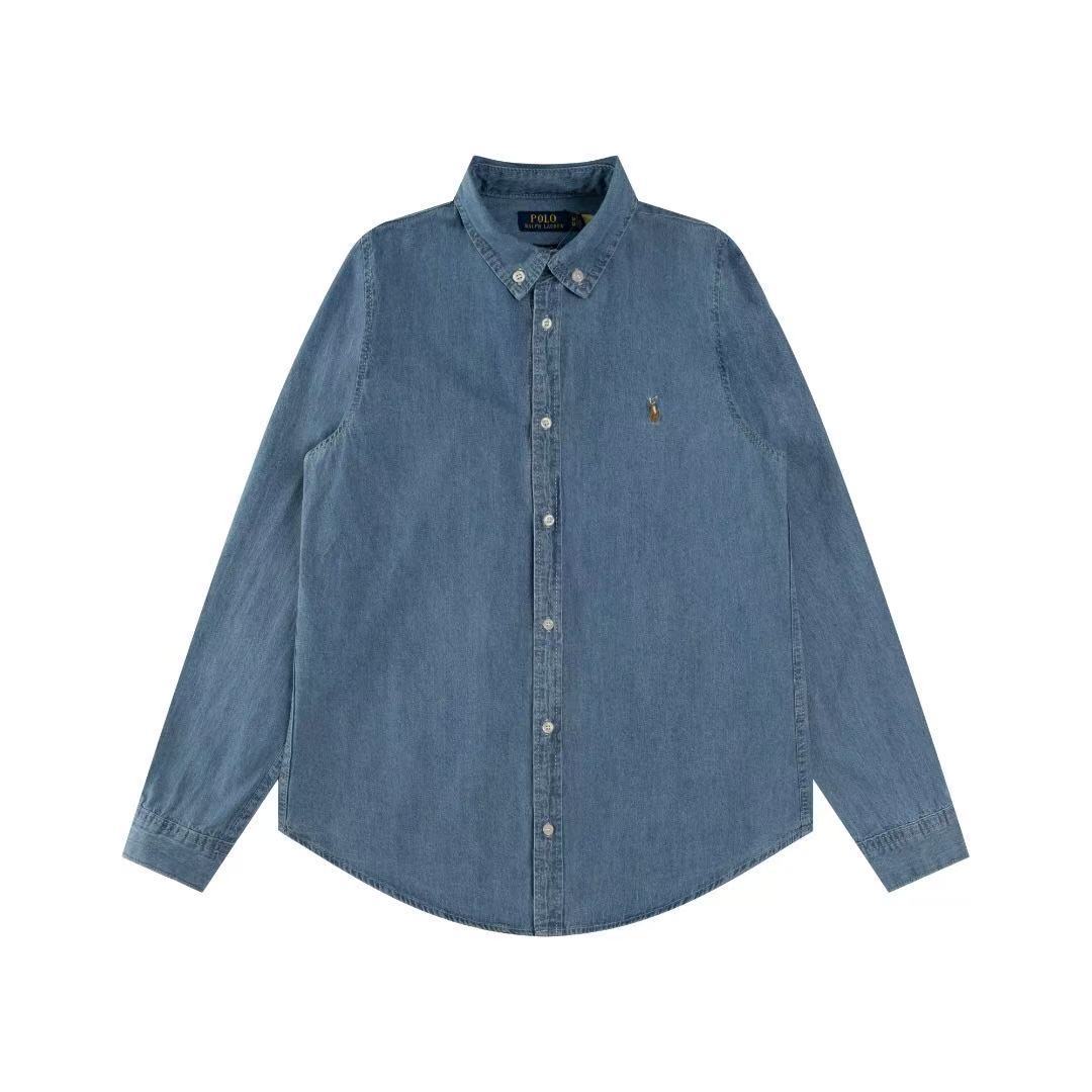 Polo Ralph Lauren Long Sleeve Shirt Denim Correct Logo