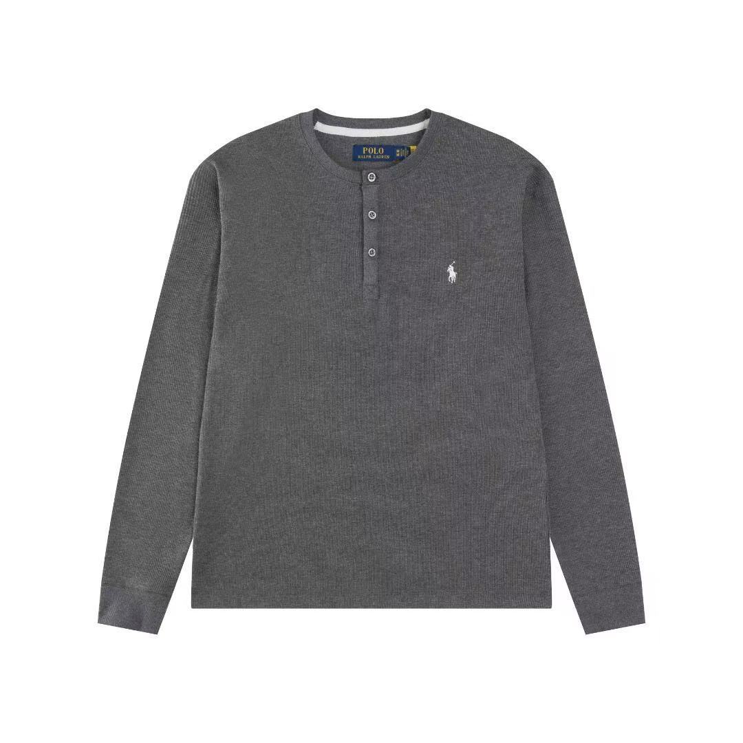 Polo Ralph Lauren Long Sleeve T Shirt Henley Shirt Correct Logo